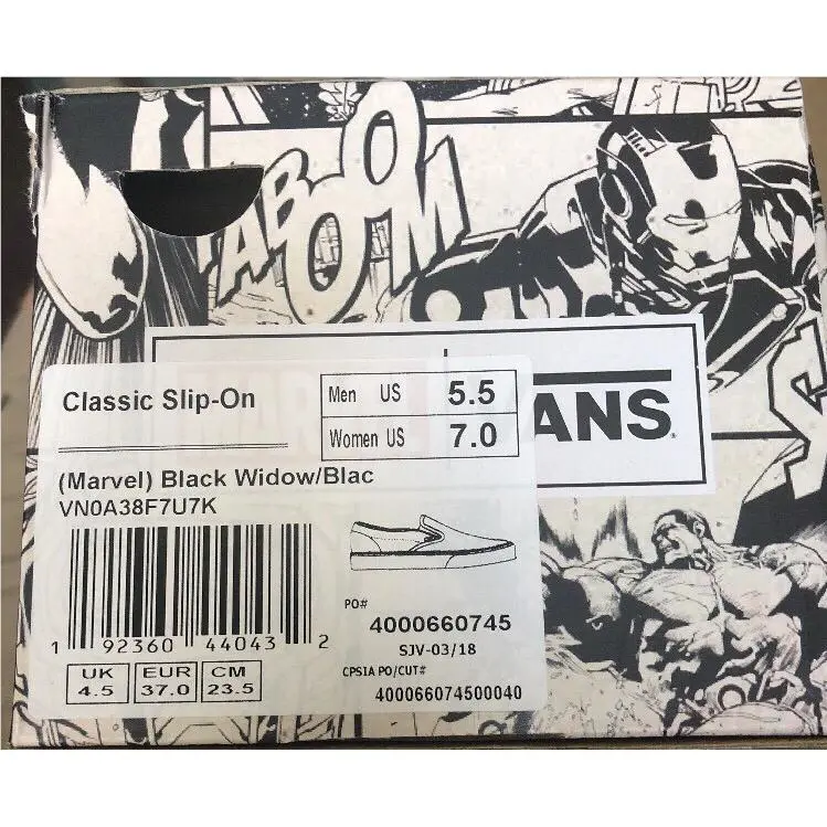 Vans shoes - Marvel - Marvel - Black (UPC: 192360440852) 2