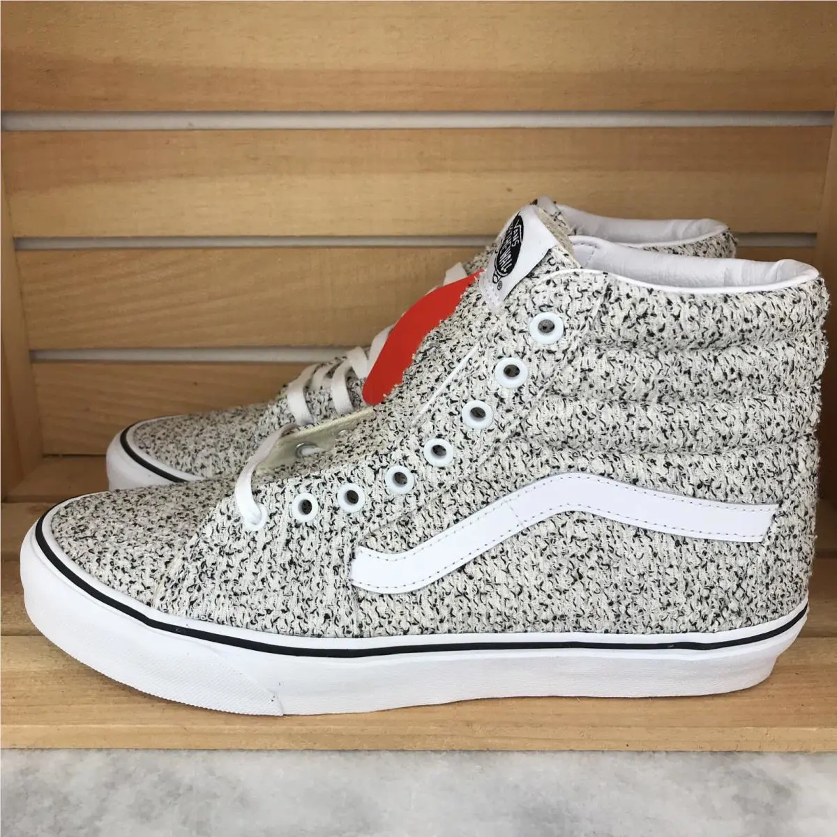 Vans shoes - Vans Sk8 Hi - VN0A4BV61G6 - White with Black (speckle), Manufacturer: Speckle / True White (UPC: 0192825731921) 1