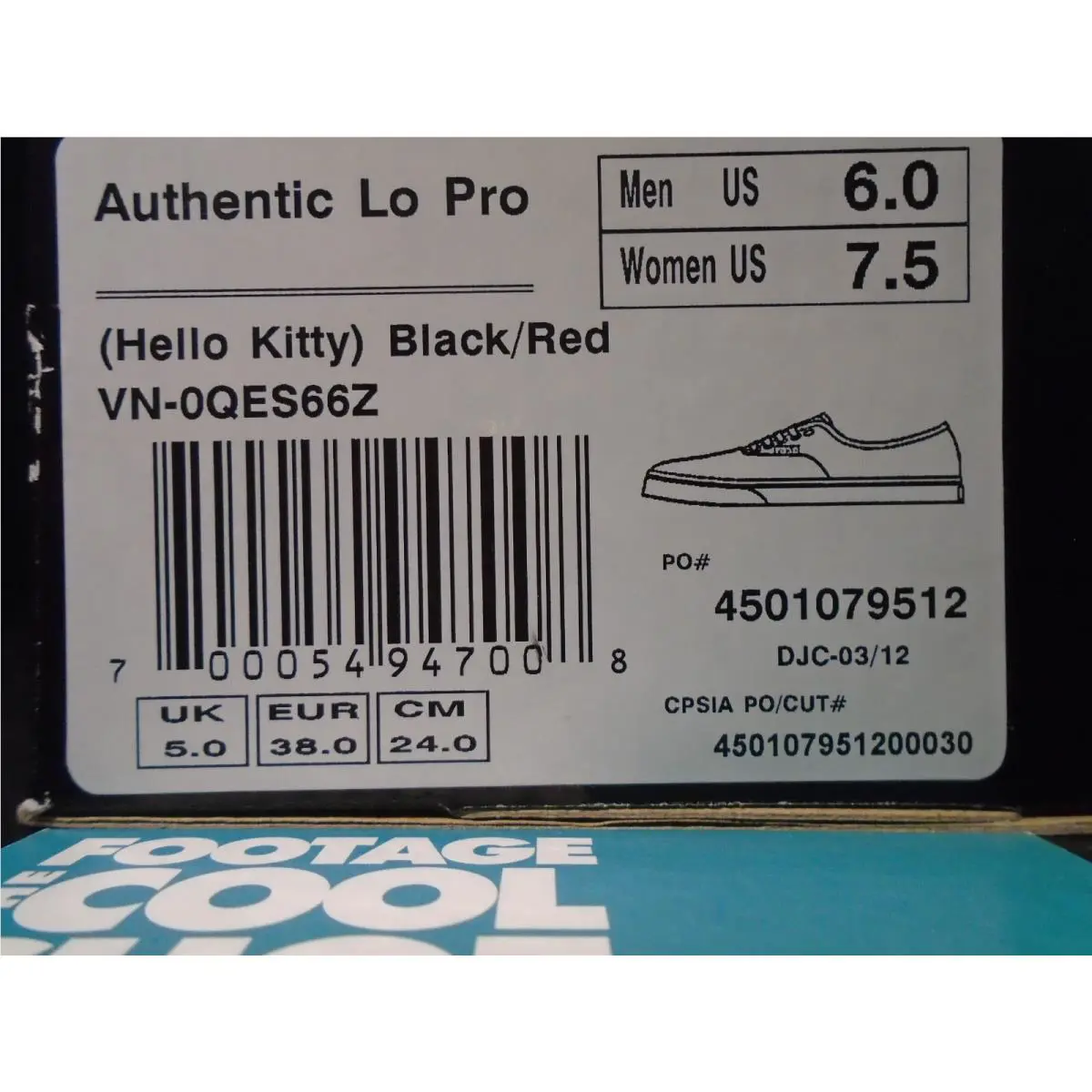 Vans shoes - VANS Authentic Lo Pro - Authentic Pro - VN-0QES66Z - Black 10