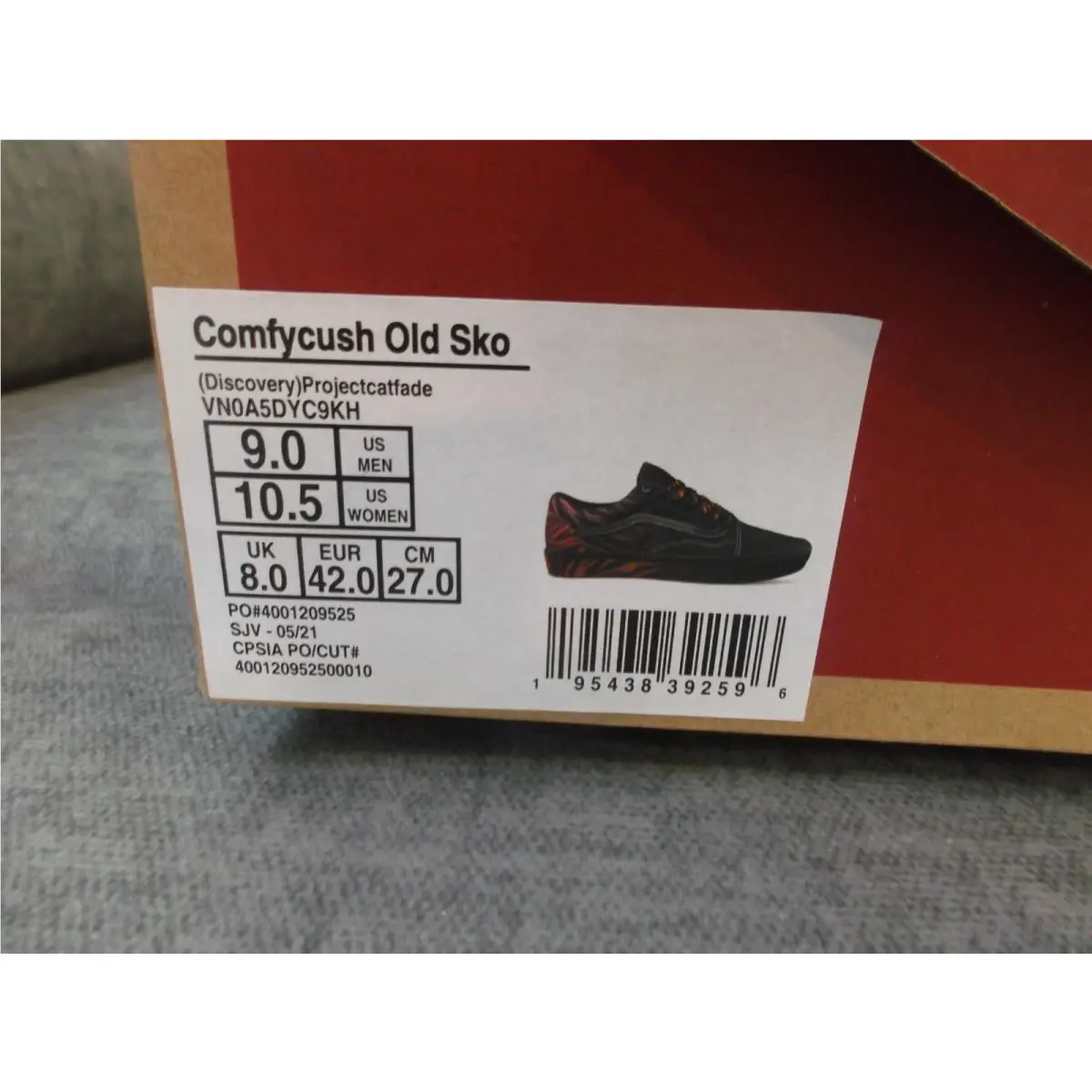 Vans shoes - VANS ComfyCush - ComfyCush - VN0A5DYC9KH - Black (UPC: 195438392596) 0