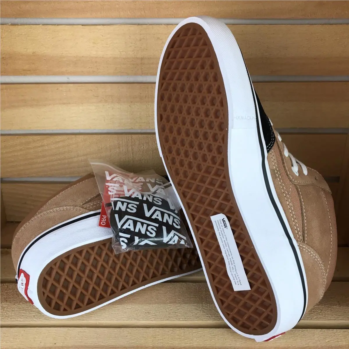 Vans shoes - VANS Half Cab - Half Cab - 0A38CPSWT - Camel / Black / White (UPC: 0680975225150) 2