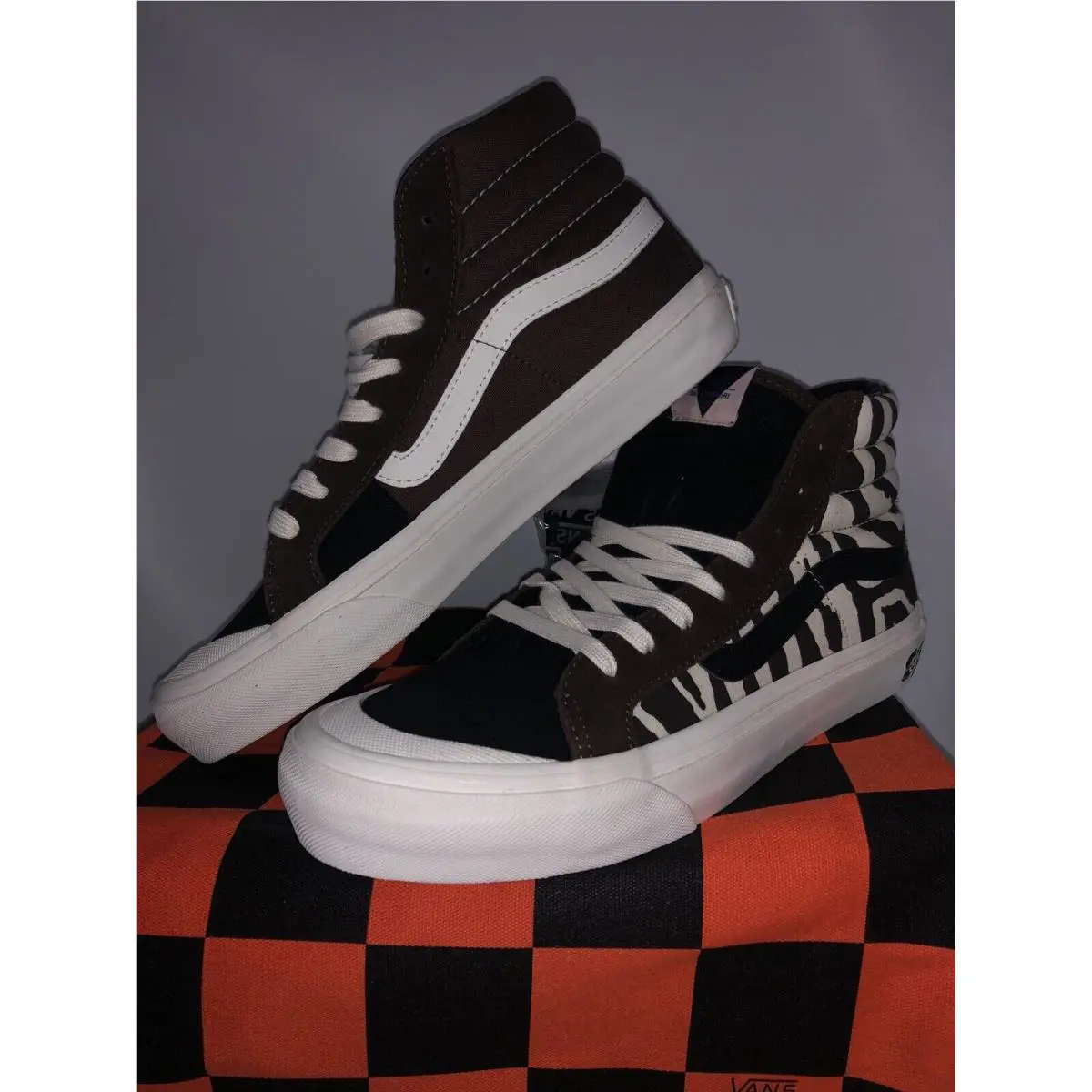 Vans shoes - Vans Sk8-Hi - Brown 0