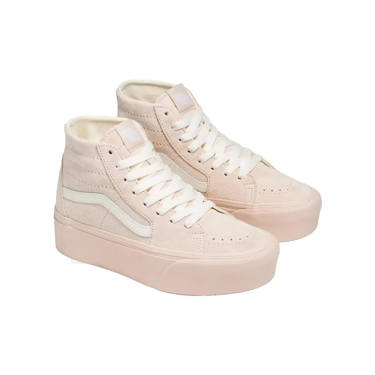 Vans SK8-HI Tapered Stackform Unisex Men SZ 7 = Women SZ 8.5 Shoes Shell Ros - Shell - VN0A5JMKBXO