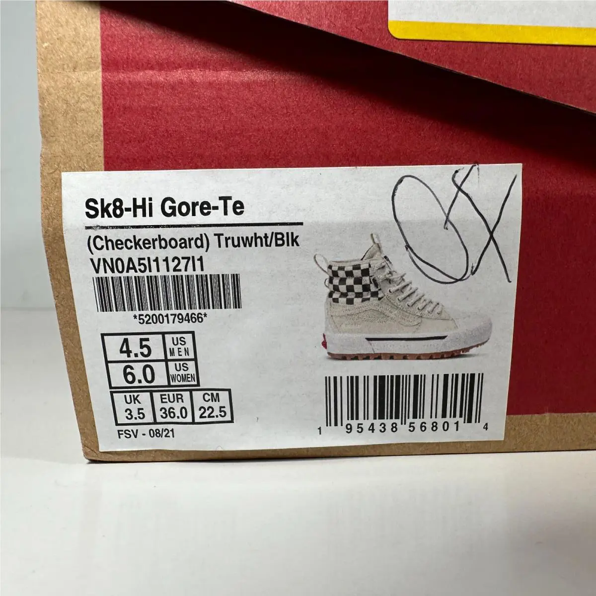 Vans shoes - Vans Sk8-Hi Gore-Tex MTE-3 Checkerboard - White 10