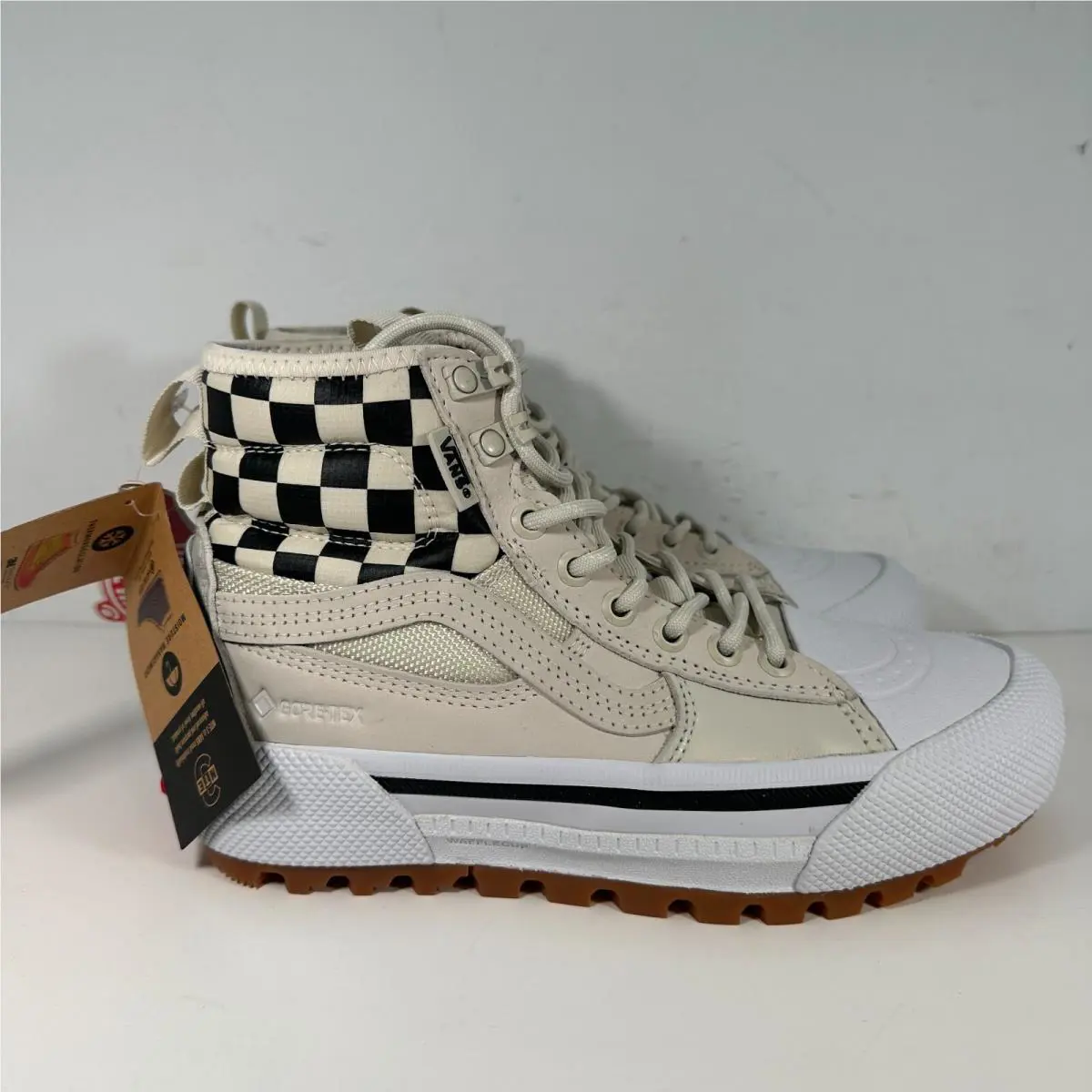 Vans shoes - Vans Sk8-Hi Gore-Tex MTE-3 Checkerboard - White 4