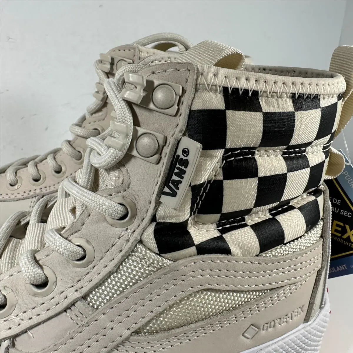 Vans shoes - Vans Sk8-Hi Gore-Tex MTE-3 Checkerboard - White 2