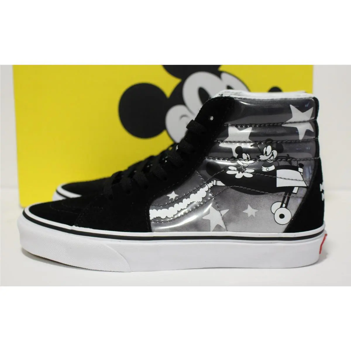 Vans shoes - SK8 Hi - True White/Black 1