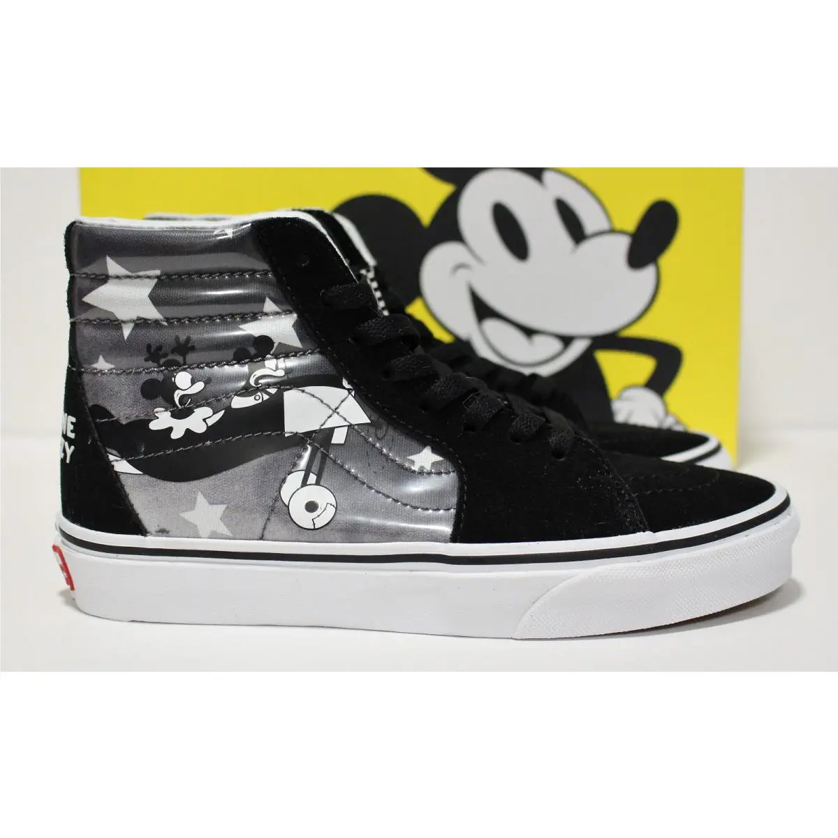 Vans shoes - SK8 Hi - True White/Black 3