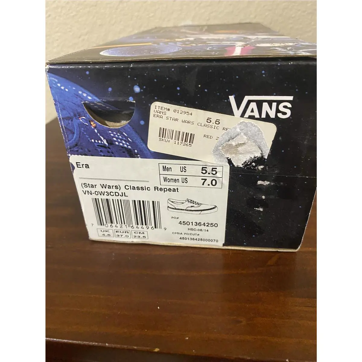 Vans shoes - VANS Era - Era - VN-0W3CDJL - Black, Manufacturer: Black/True White/Multi-Color 2