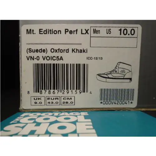 Vans shoes - Vans Mountain Edition Perf LX - VN-0VOIC5A - Ivory 6