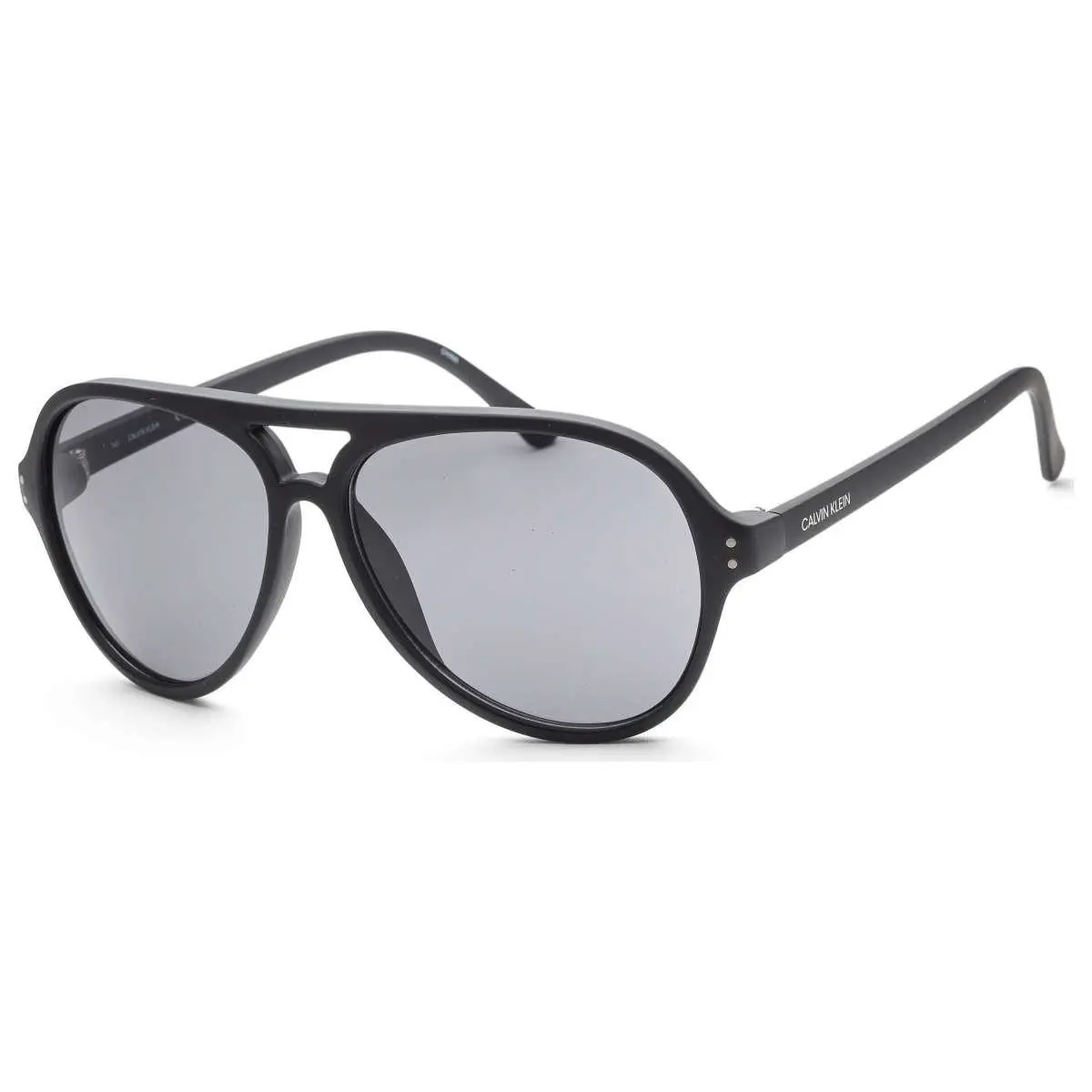 Calvin Klein CK19532S 001 Men`s Aviator Sunglasses - Matte Black