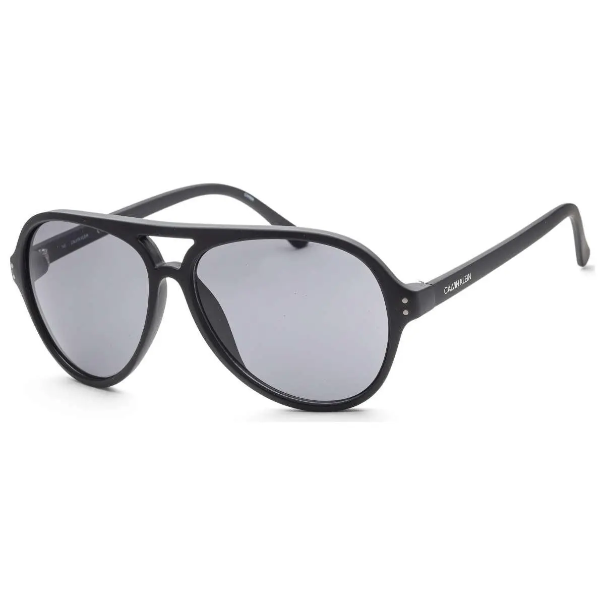 CK19532S 001 Men`s Aviator Sunglasses - Matte Black by Calvin Klein