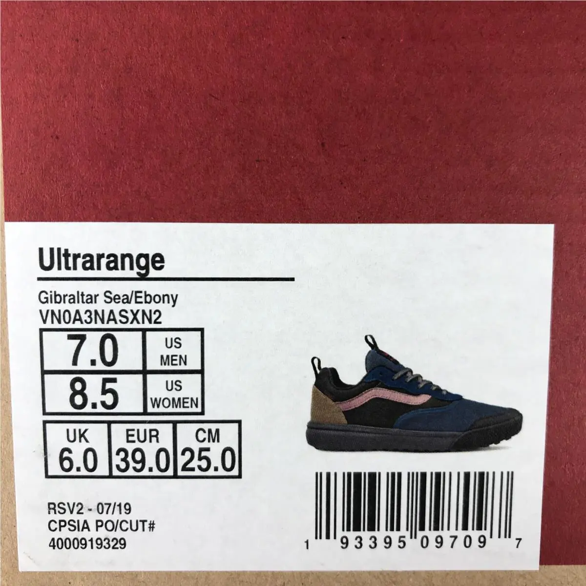Vans shoes - VANS UltraRange - UltraRange - Gibralter Sea Marshmallow Blue Black Gray Grey, Manufacturer: Gibralter Sea / Marshmallow (UPC: 0193395097097) 4