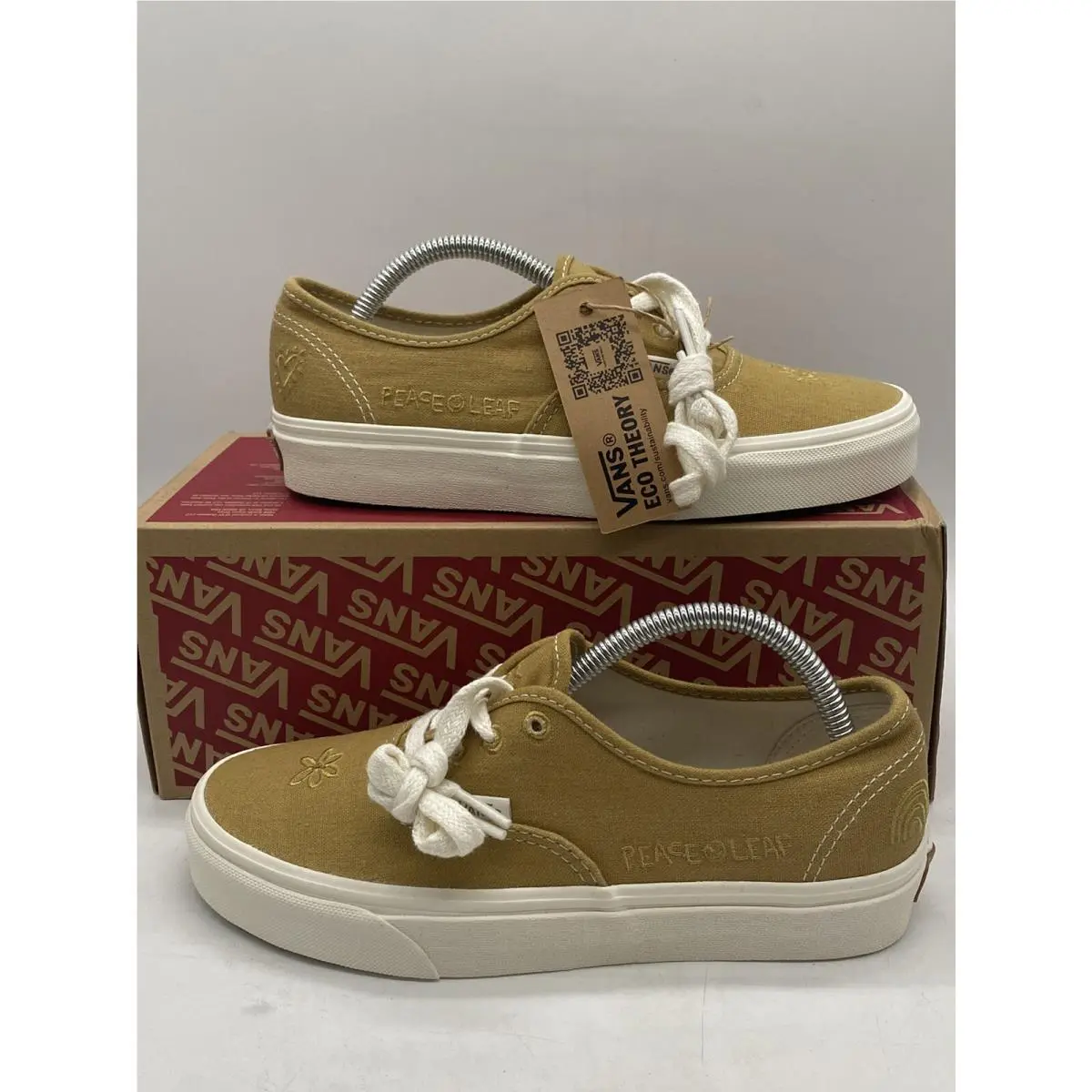 Shoes Women’s 7 Mustard Canvas Eco Skate Lace Up Sneakers by Vans