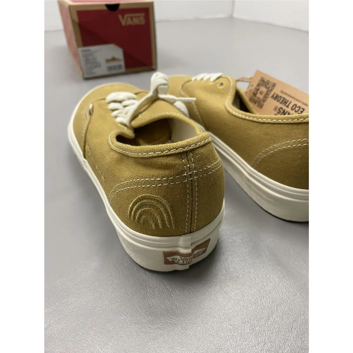 Vans shoes - Vans Authentic (Eco Theory) - Authentic Eco Theory - VN0A5KRDASW - Gold 6