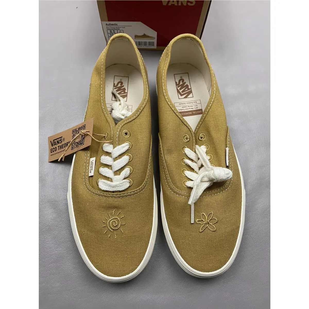Vans shoes - Vans Authentic (Eco Theory) - Authentic Eco Theory - VN0A5KRDASW - Gold 0