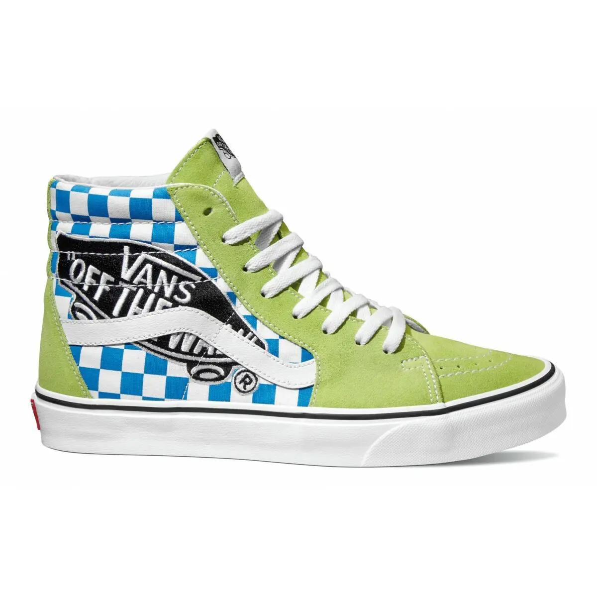 Vans SK8-HI Skate Unisex Men Size 8 = Women Size 9.5 Shoes Sharp Green/blu/