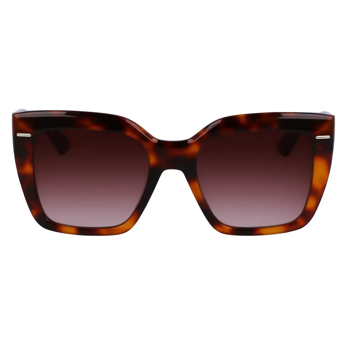 Calvin Klein CK23508S Sunglasses Brown Havana Oversized 54mm