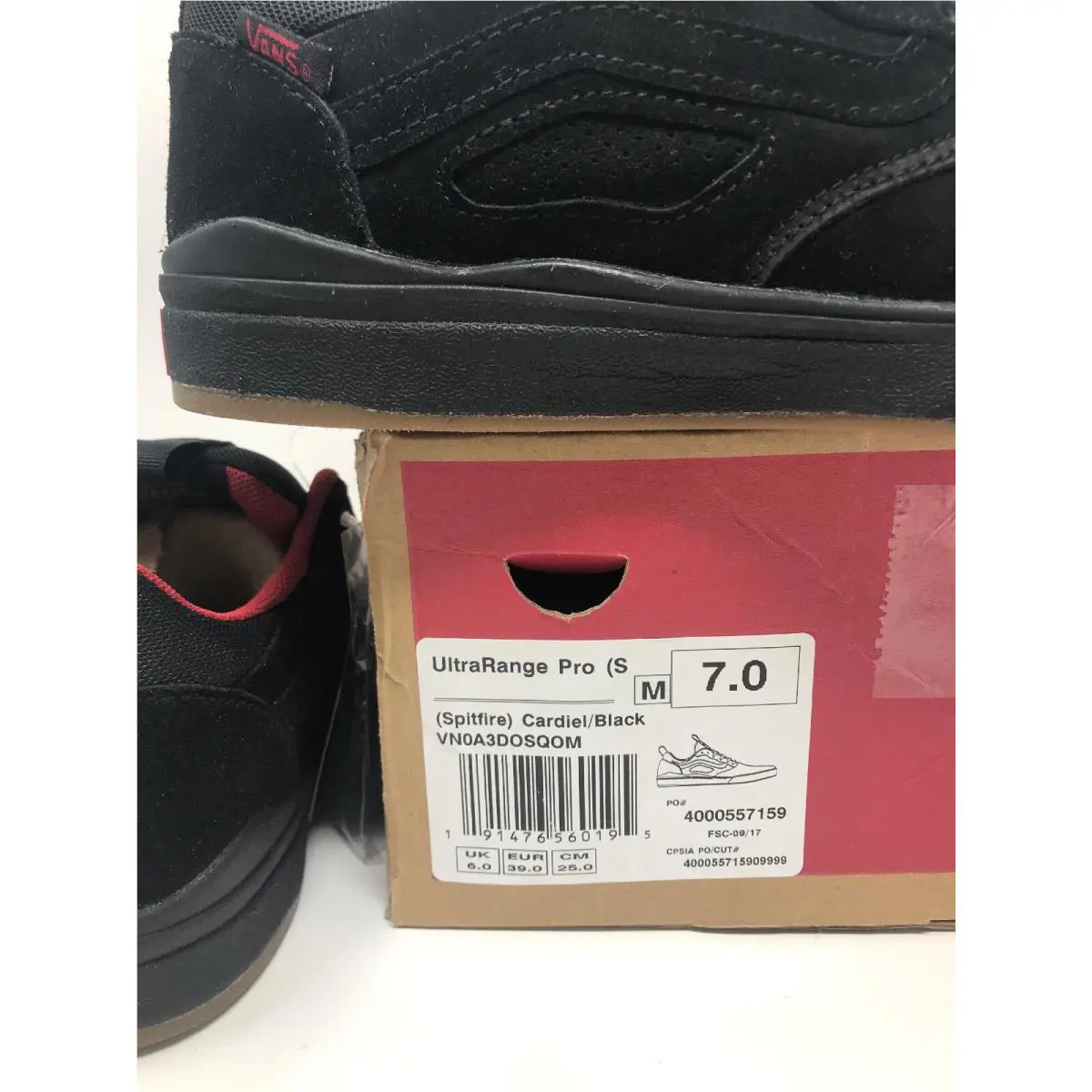 Vans shoes - VANS UltraRange Pro - UltraRange Pro - Black / Red, Manufacturer: Cardiel / Black 5
