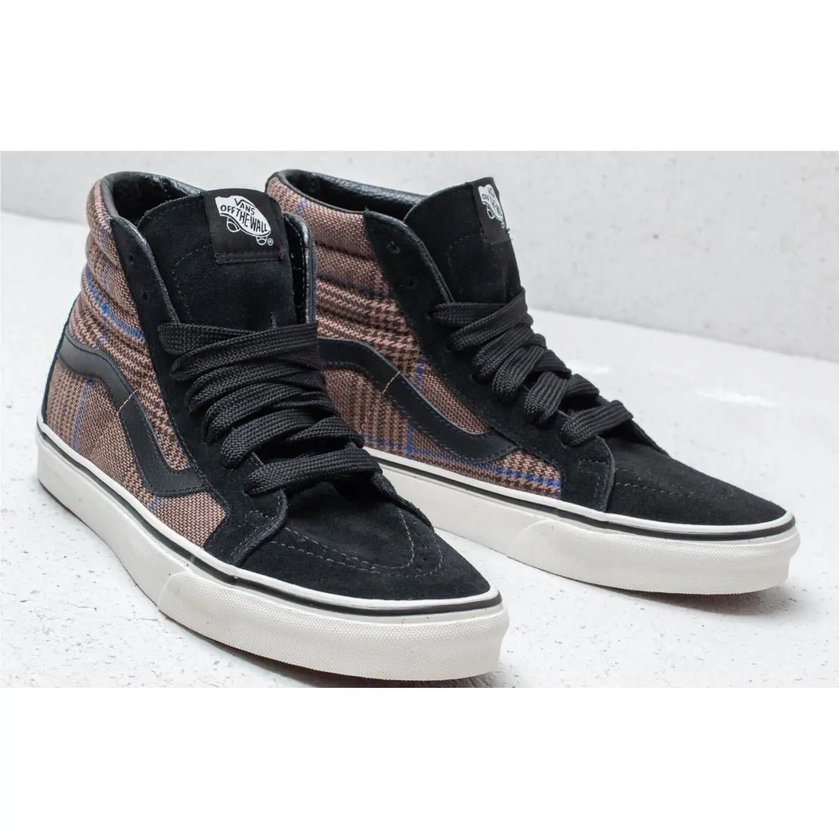 Vans shoes - VANS Sk8-Hi Reissue - Reissue - VN0A2XSBUQI - Brown, Manufacturer: Glen Plaid (UPC: 192363288376) 0