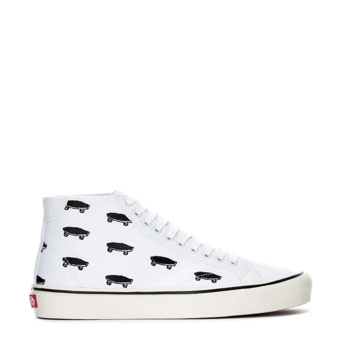 Vans shoes - WHITE/BLACK SKATEBOARD PRINT 1