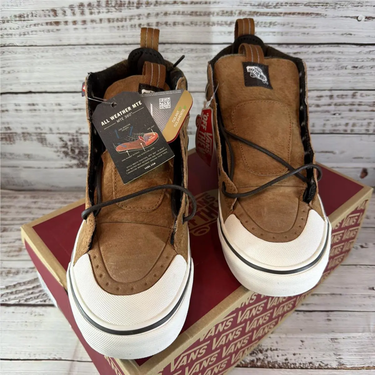 Vans shoes - VANS Sk8-Hi Mte - Mte - VN0A4P3IRIZ - Brown 1