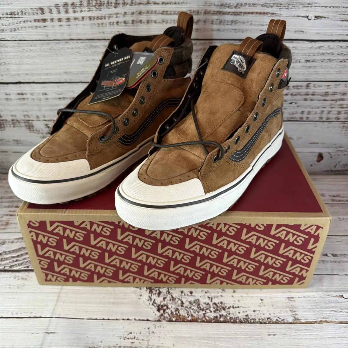Vans shoes - VANS Sk8-Hi Mte - Mte - VN0A4P3IRIZ - Brown 2