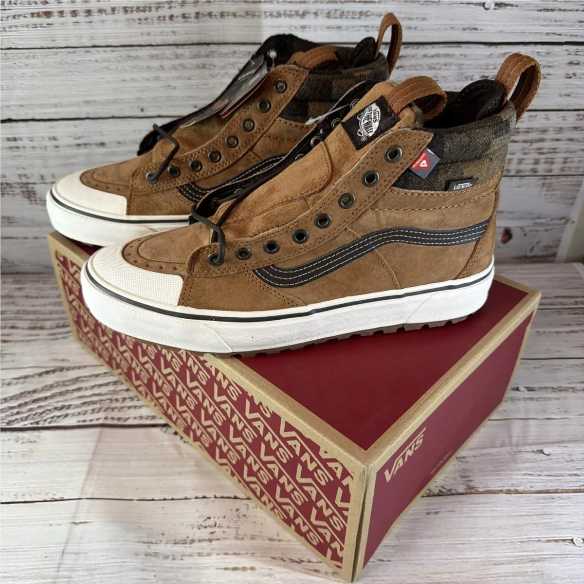 Vans shoes - VANS Sk8-Hi Mte - Mte - VN0A4P3IRIZ - Brown 3