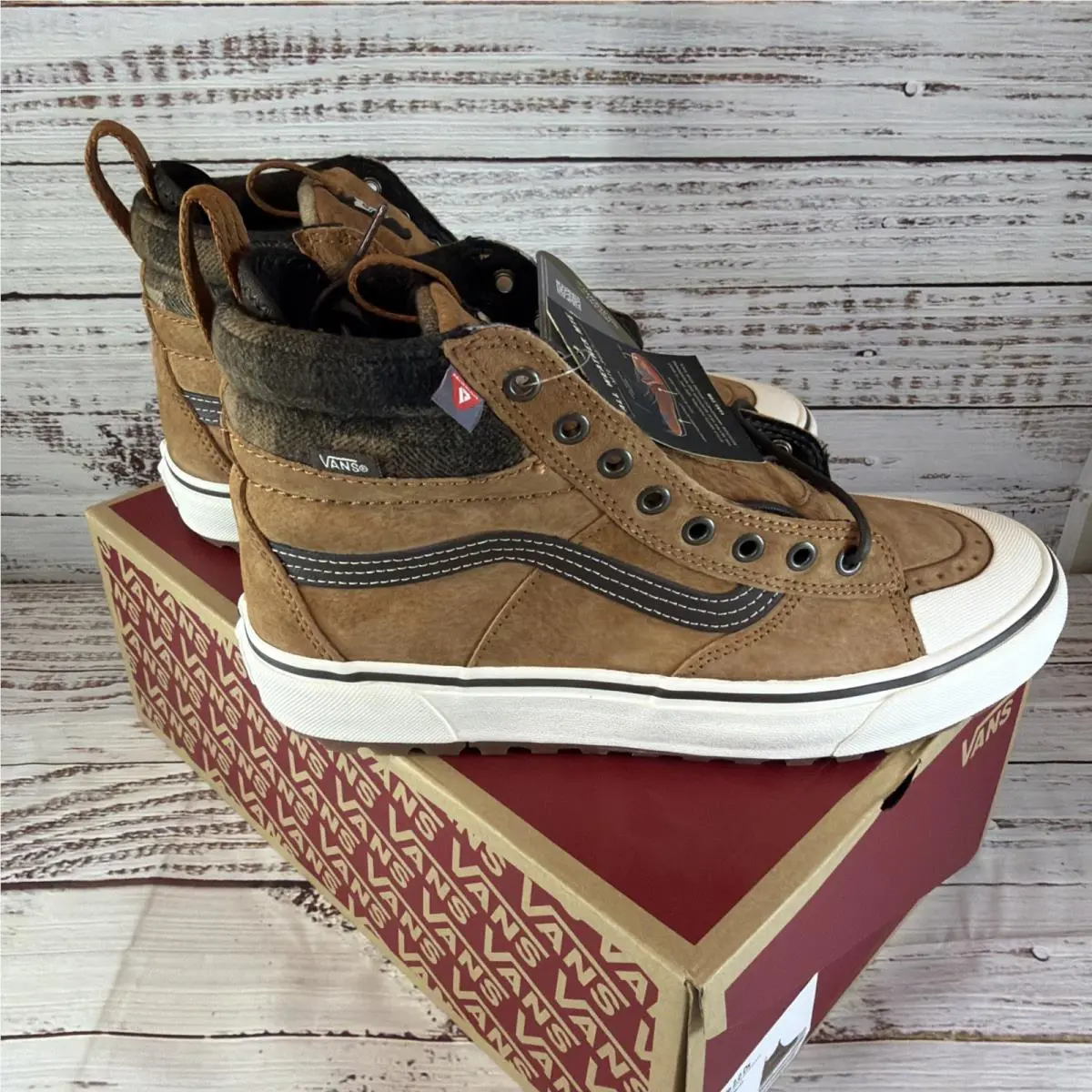 Vans shoes - VANS Sk8-Hi Mte - Mte - VN0A4P3IRIZ - Brown 7
