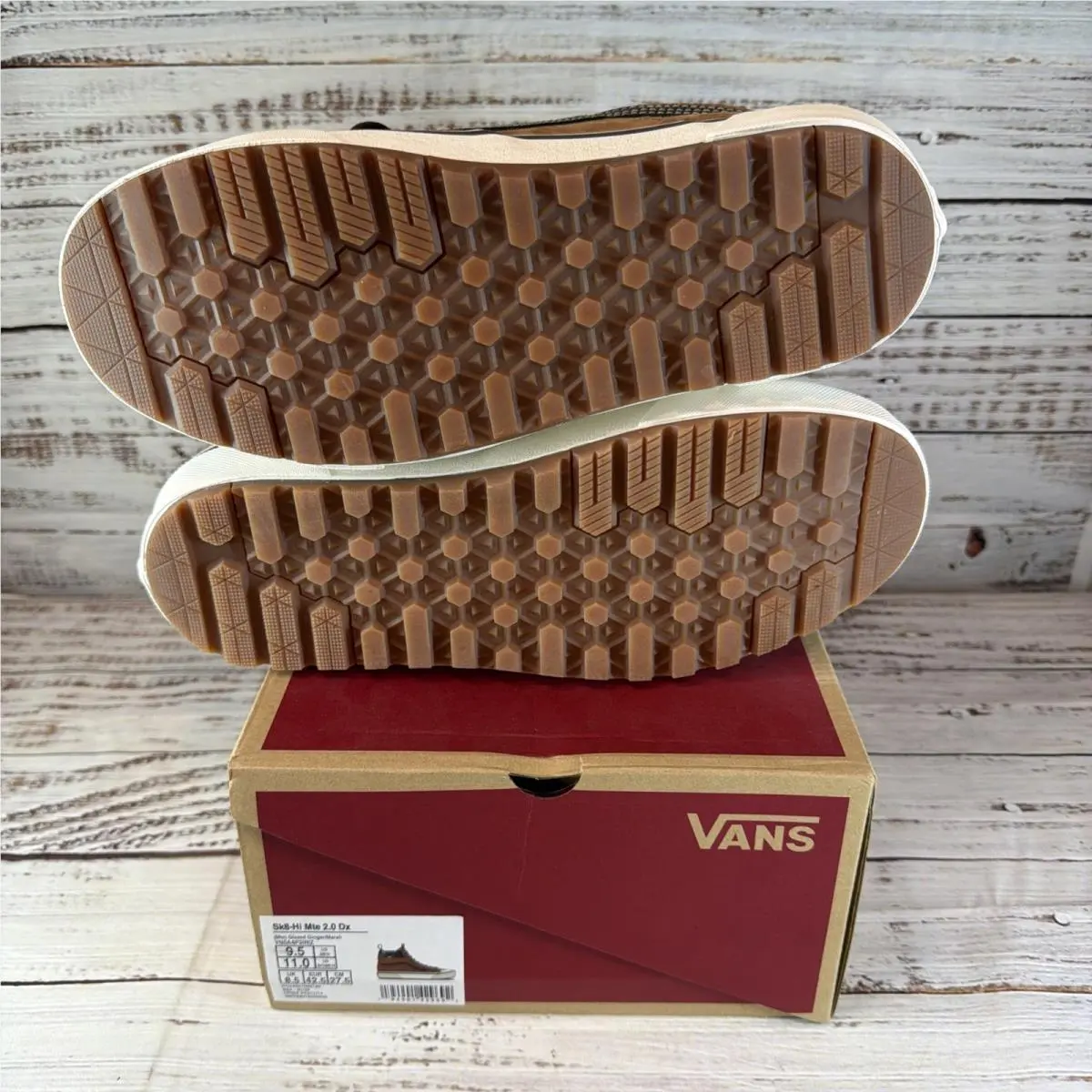 Vans shoes - VANS Sk8-Hi Mte - Mte - VN0A4P3IRIZ - Brown 8