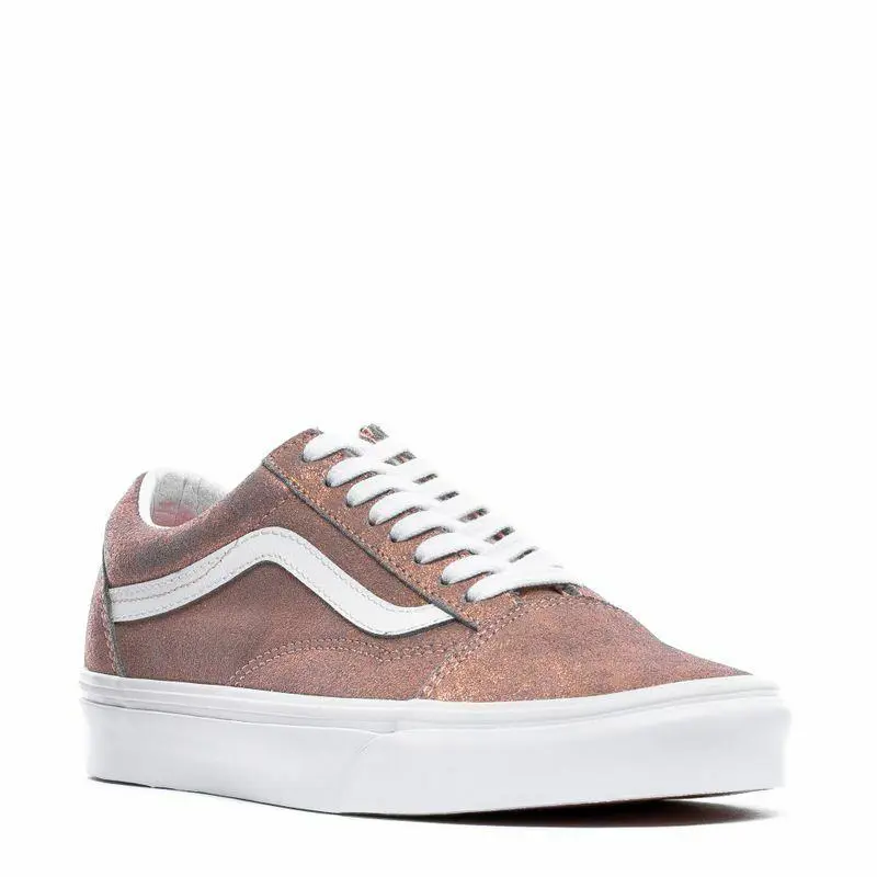 Vans Old Skool Leather LO Unisex Men Size 5 = Women Size 6.5 Shoes Rose Gold - Rose Gold/Rose Gold - VN0A4BV5T61