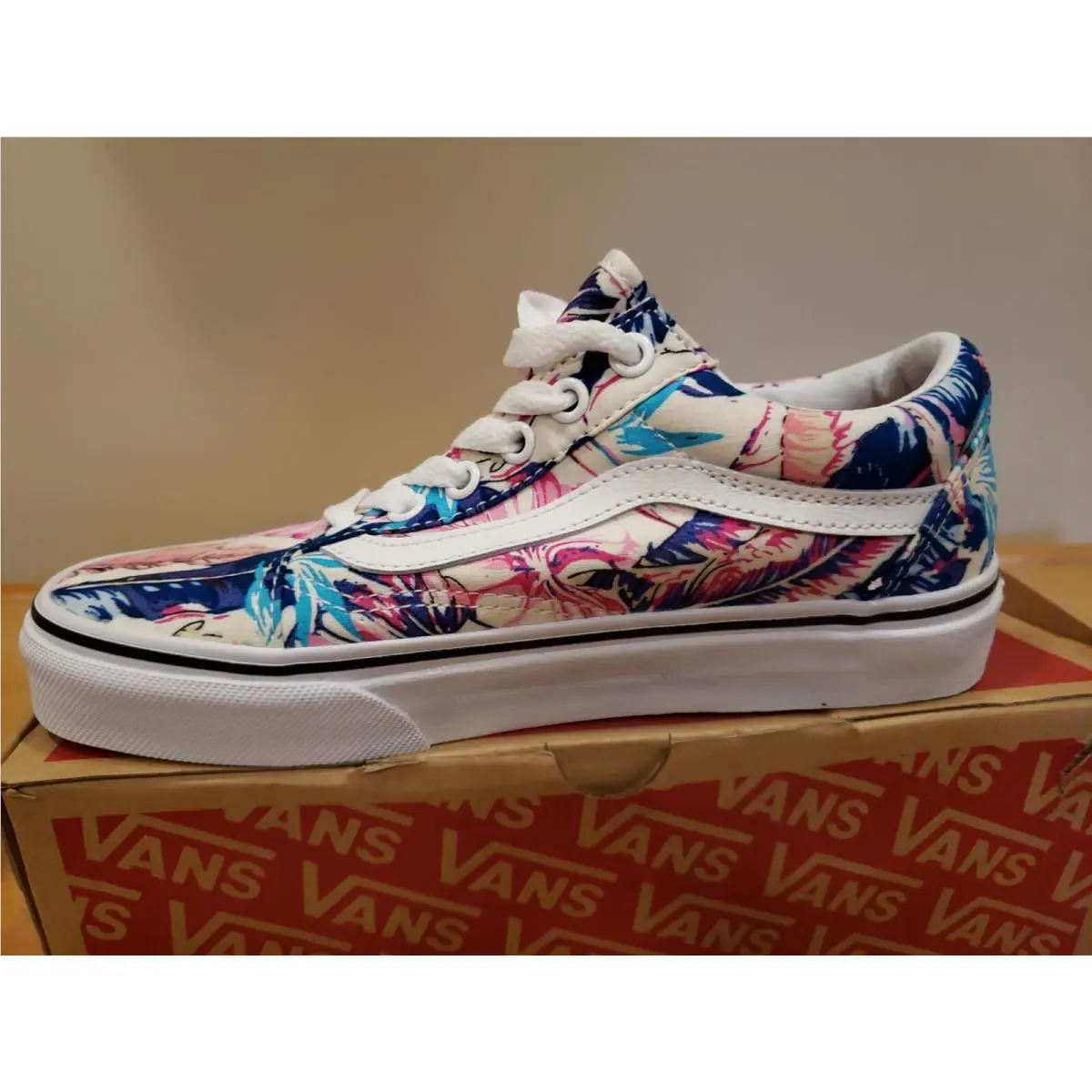 Vans shoes - VANS Old Skool - Old Skool - VN0A4U3BXF3 - Multicolor, Manufacturer: True White, Black 7