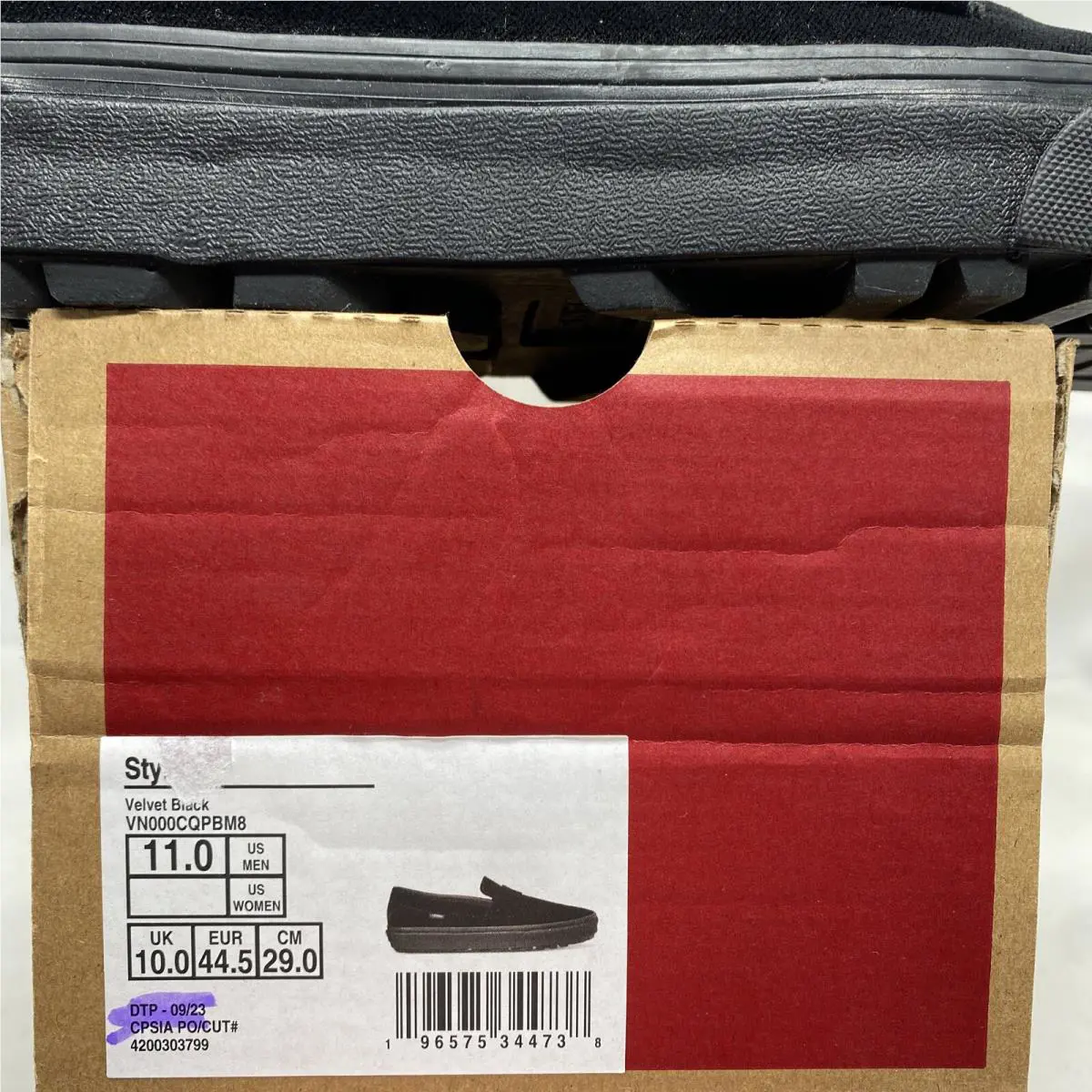Vans shoes - VANS Style 53 Slip-On - Style - VN000CQPBM8 - Black / Black (UPC: 0196575344738) 5