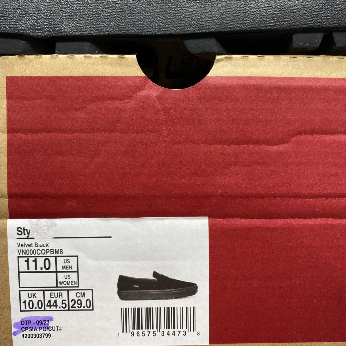 Vans shoes - VANS Style 53 Slip-On - Style - VN000CQPBM8 - Black / Black (UPC: 0196575344738) 6