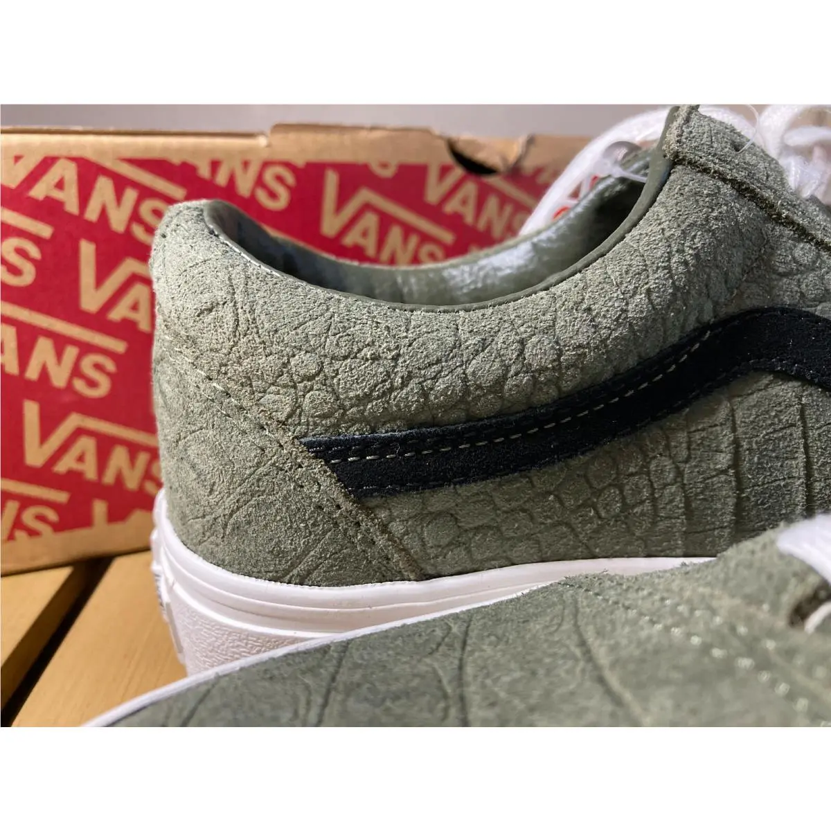 Vans shoes - Vans Old Skool Platform - Old Skool Platform - VN0A3B3UQWK - Green (UPC: 191479569140) 3
