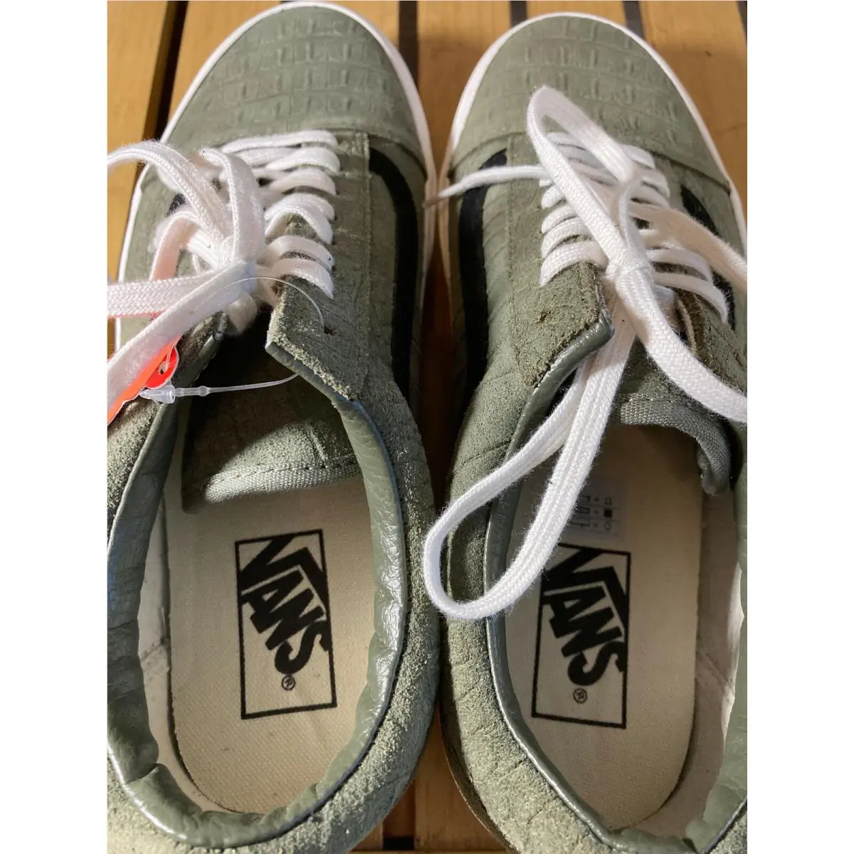 Vans shoes - Vans Old Skool Platform - Old Skool Platform - VN0A3B3UQWK - Green (UPC: 191479569140) 4