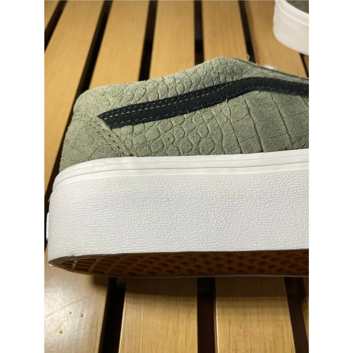 Vans shoes - Vans Old Skool Platform - Old Skool Platform - VN0A3B3UQWK - Green (UPC: 191479569140) 7