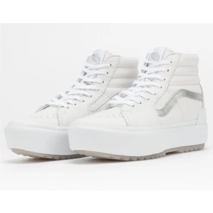 Vans shoes - VANS SK8-HI STACKED - STACKED - White (UPC: 0192828992190) 4