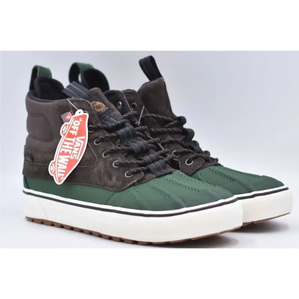 Vans shoes - Brown & Green (UPC: 196244813503) 1
