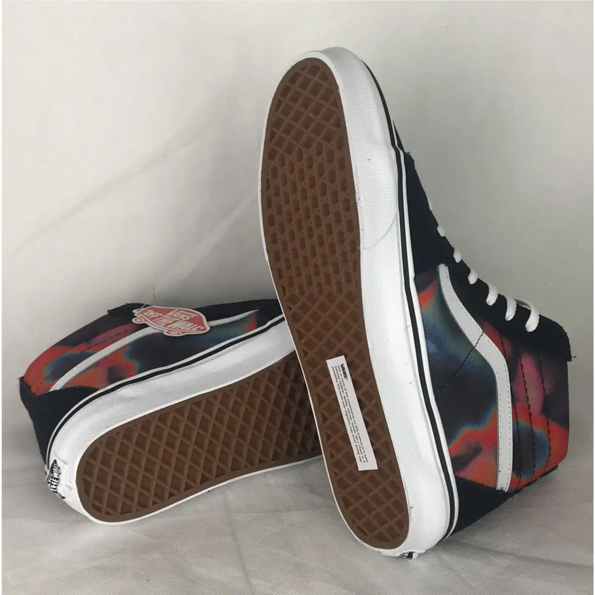 Vans shoes - Vans Sk8 Hi - Dark Aura - Navy Blue / True White, Multicolor (UPC: 0194112316576) 3