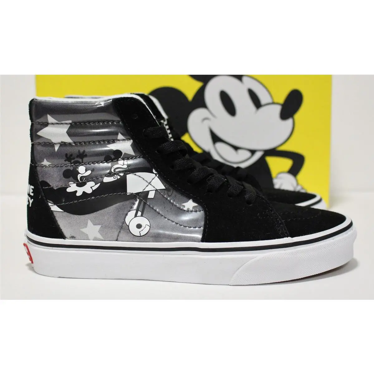 Vans shoes - SK8 Hi - True White/Black 3