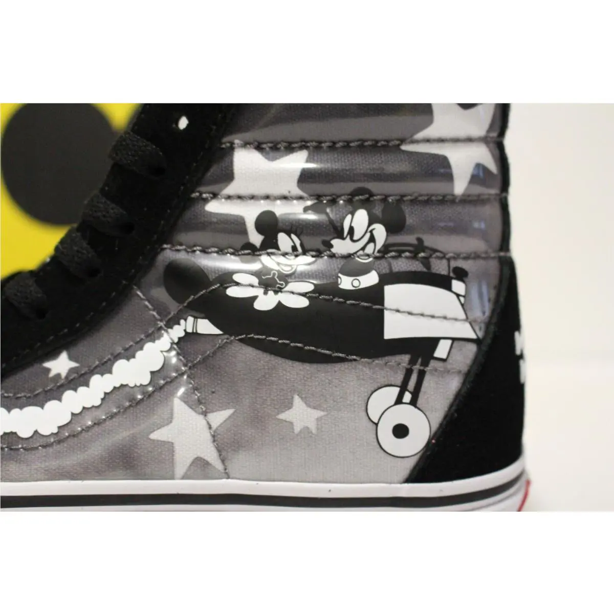 Vans shoes - SK8 Hi - True White/Black 4