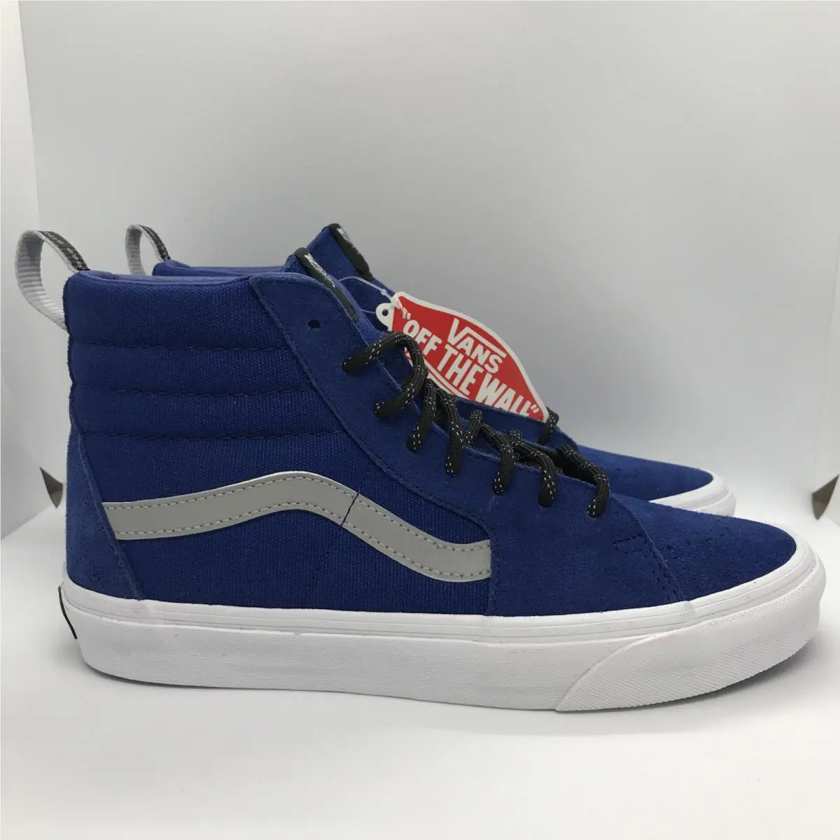 Vans shoes - VANS SK8-Hi Reissue - Reissue - Blue / White / Reflective Gray Grey Silver (UPC: 0194904282706) 0