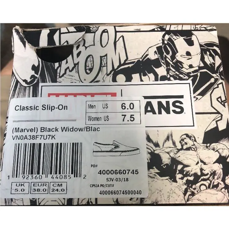 Vans shoes - Marvel - Marvel - Black (UPC: 192360440852) 2