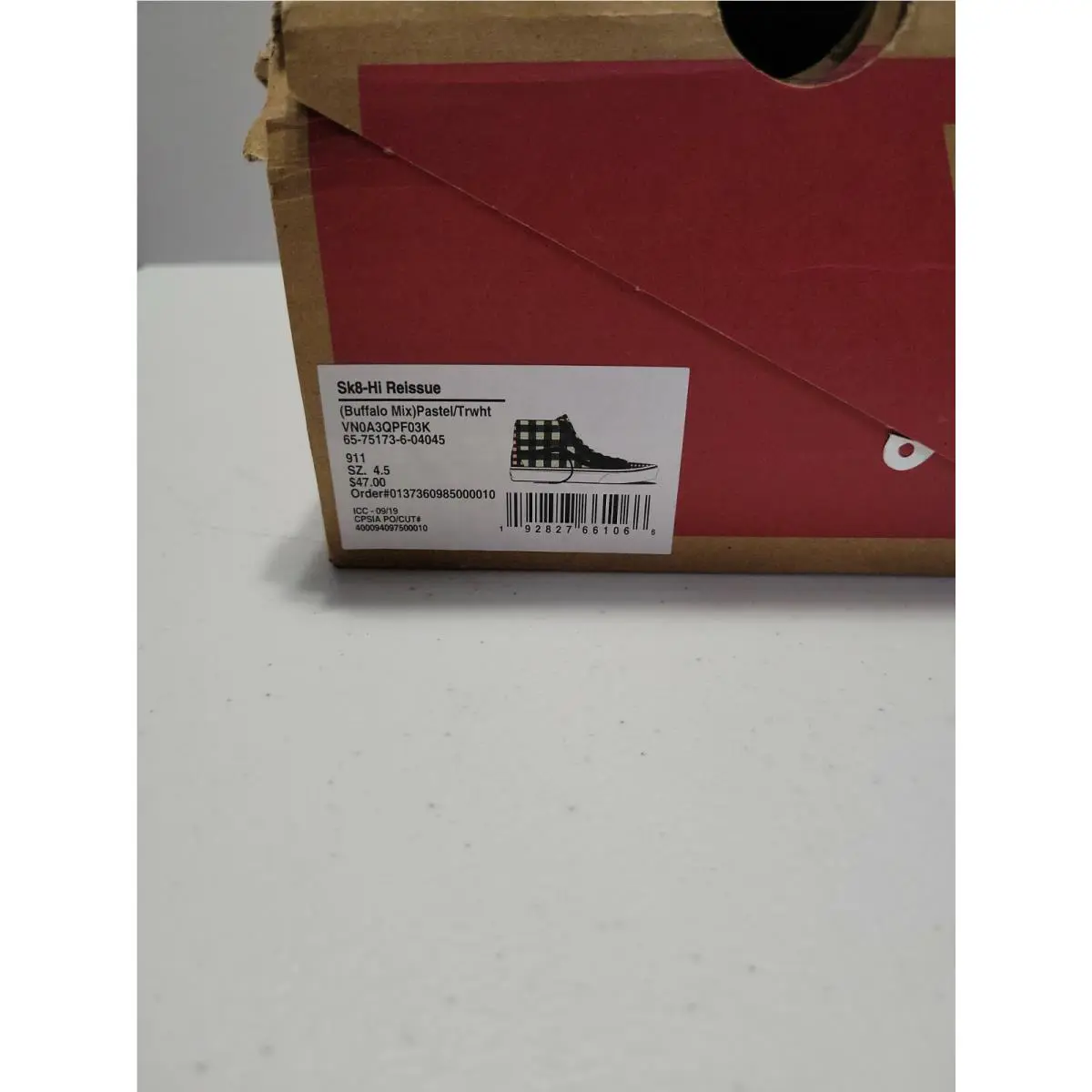 Vans shoes - VANS SK8-Hi Reissue - Reissue - Multicolor (UPC: 192827661066) 6