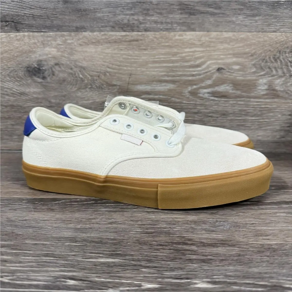 Vans Men Shoe Sneakers Size 7.5 Chima Ferguson Pr Collab Lace Up Marshmallow Gum