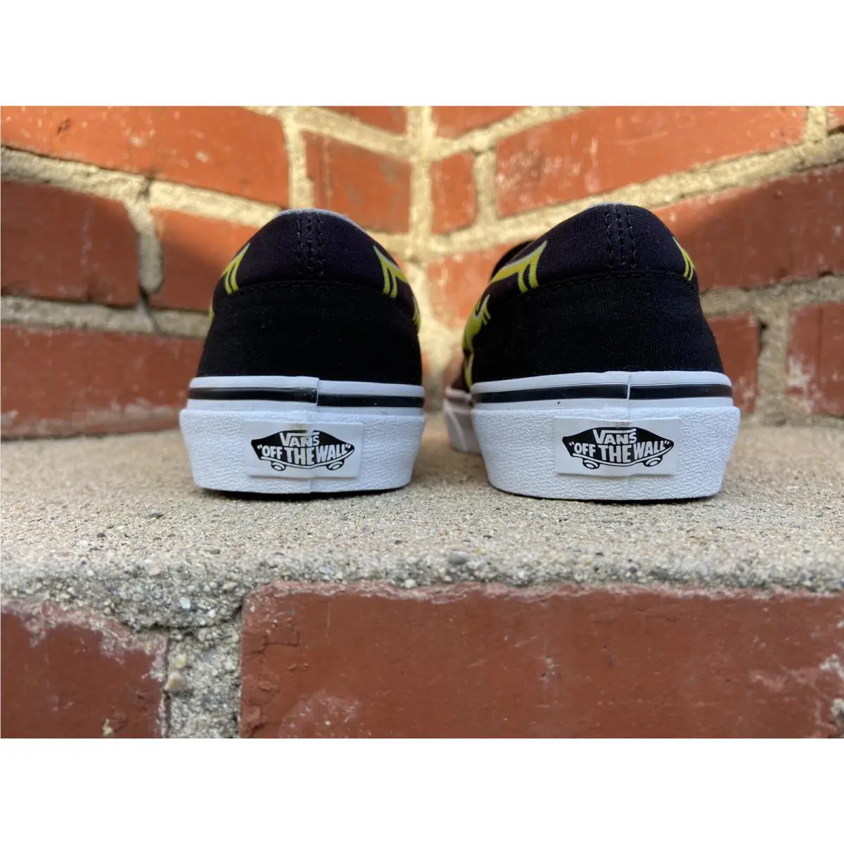 Vans shoes - Vans Classic Slime Flame - Classic Slime Flame - Black (UPC: 194905592934) 7