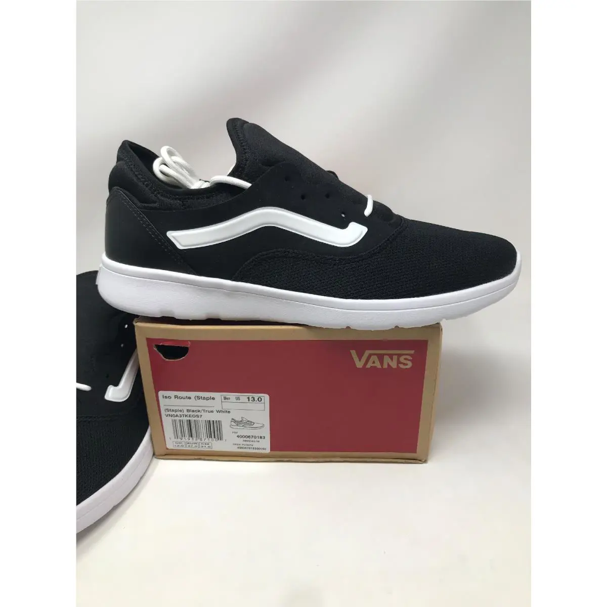 Vans shoes - VANS Iso Route - Iso Route - VN0A3TKEOS7 - Black / White, Manufacturer: Black / True White 5