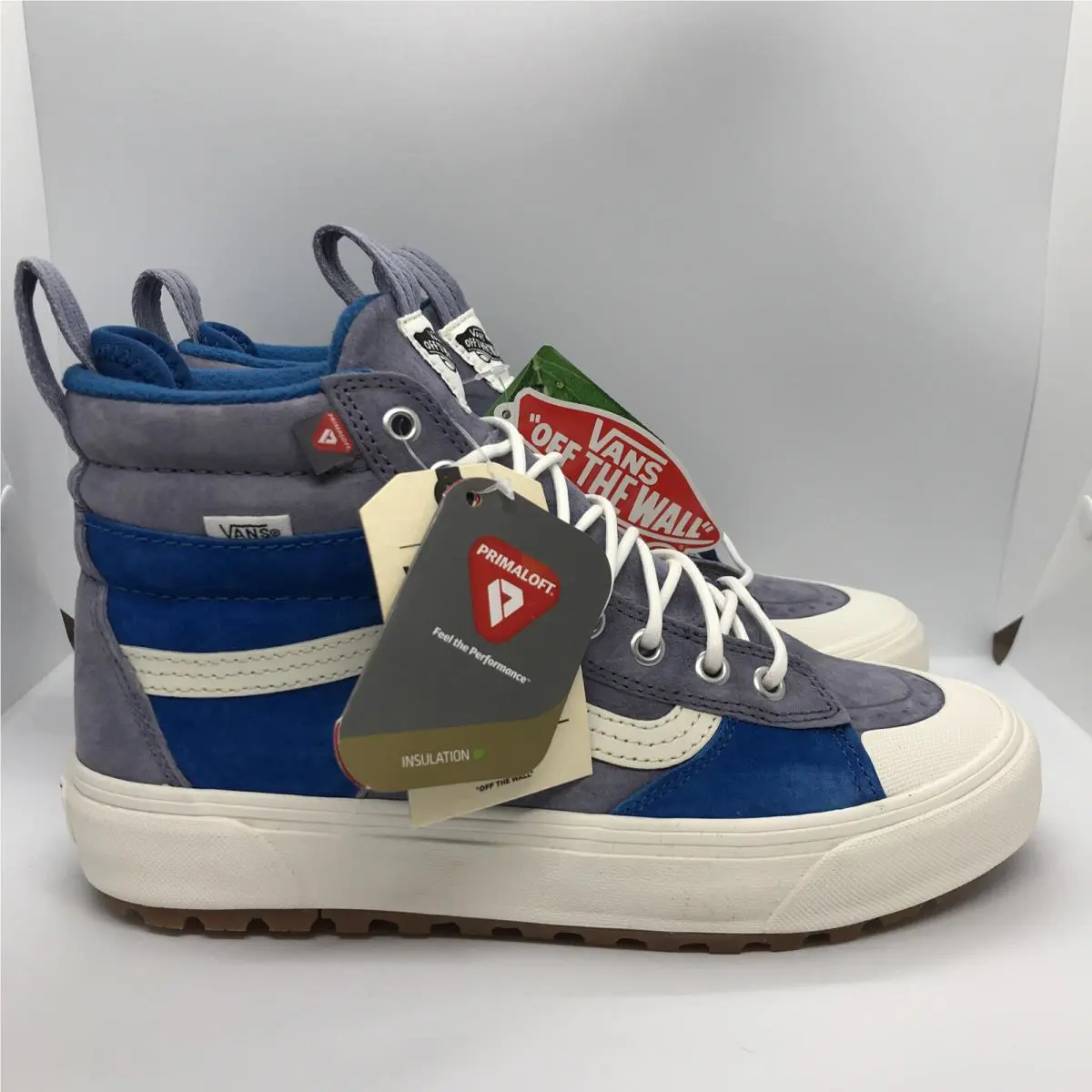 Vans shoes - VANS Sk8-Hi Mte - Mte - Blue Block / Marshmallow - White / Gray - Grey, Manufacturer: Blue Block / Marshmallow (UPC: 0194902287901) 0