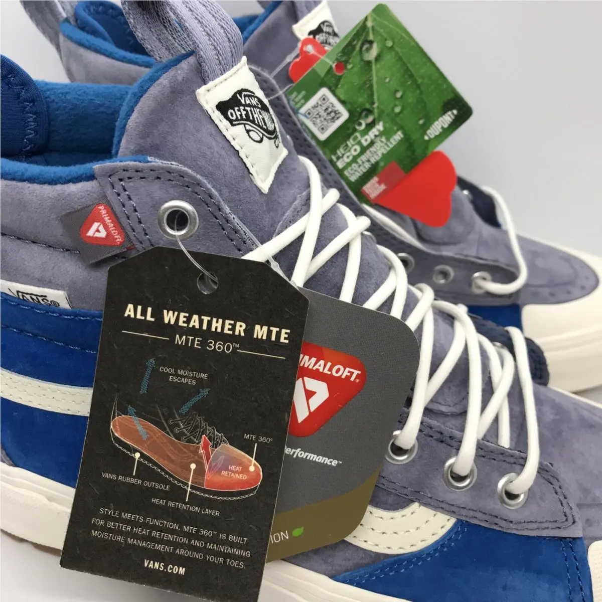 Vans shoes - VANS Sk8-Hi Mte - Mte - Blue Block / Marshmallow - White / Gray - Grey, Manufacturer: Blue Block / Marshmallow (UPC: 0194902287901) 5